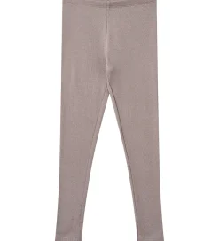 Leggings - Rib - Bomuld/Modal - Maddy - Dusty Purple|Wheat