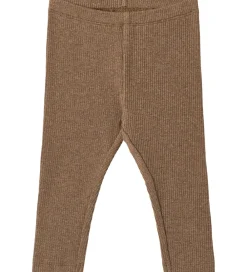 Leggings - Rib - Jules - Coffee Melange|Wheat New