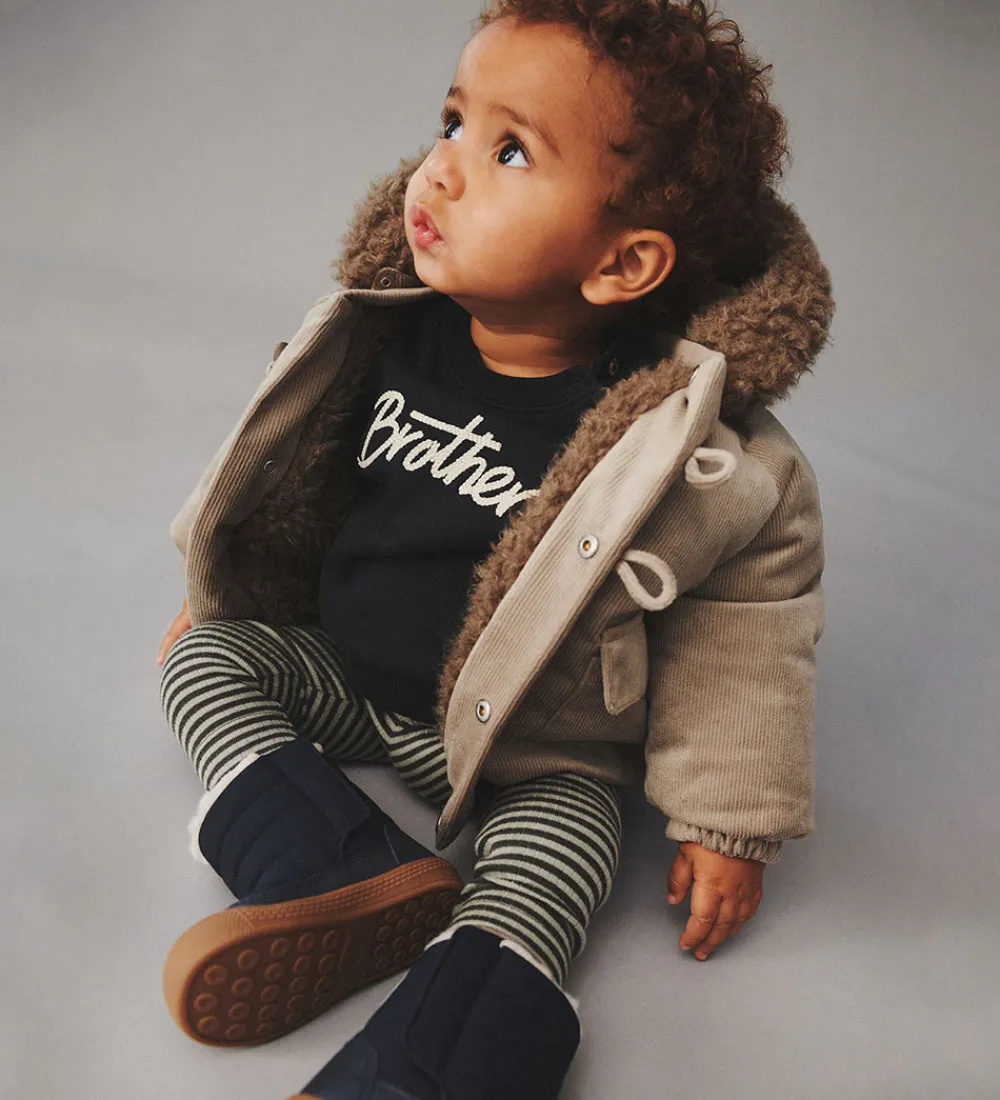 Leggings - Rib - Jules - Winter Forest Stripe|Wheat Sale