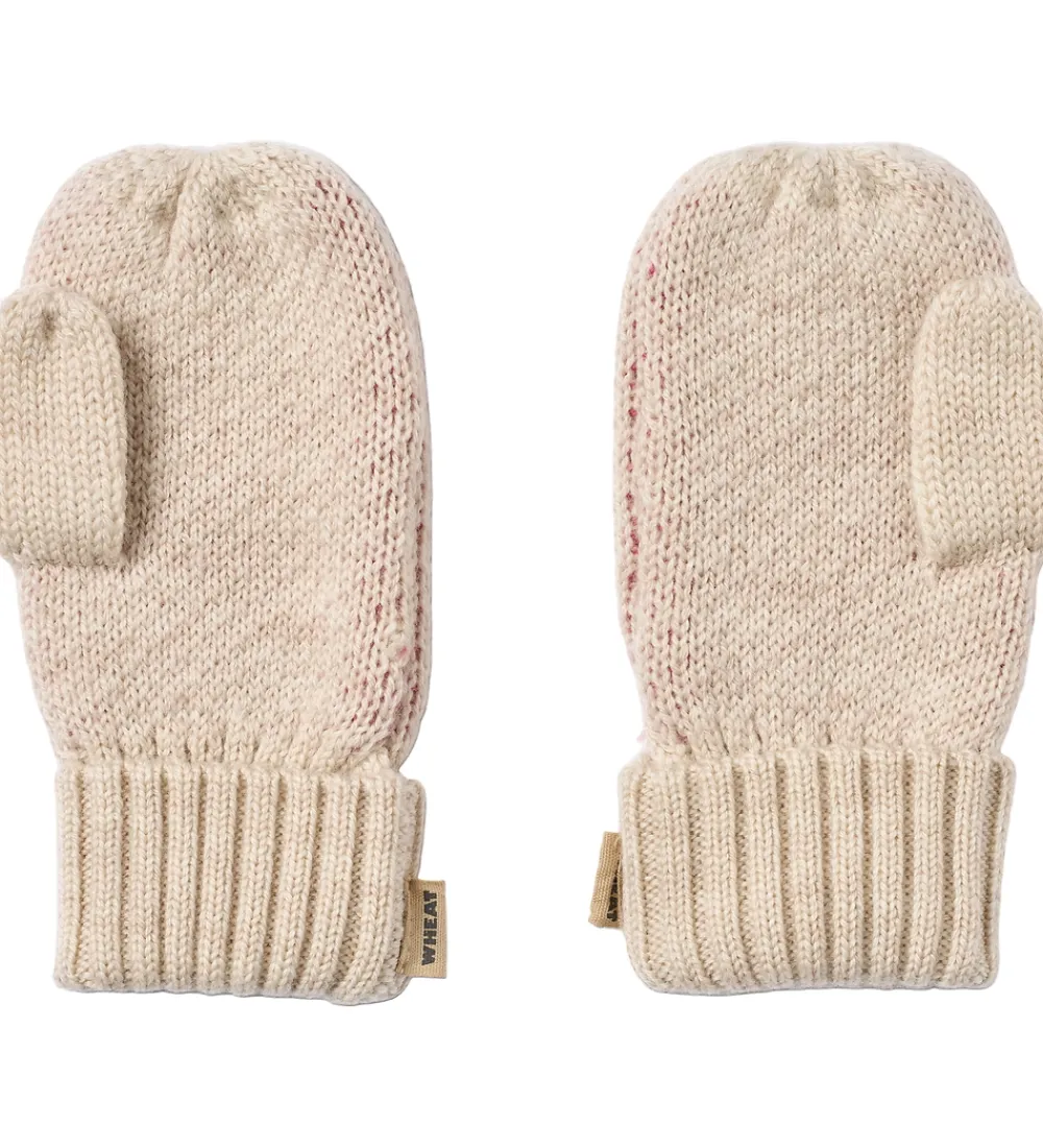 Luffer - Uld - Jacquard - Towsi - Offwhite Melange m. Hjer|Wheat Sale