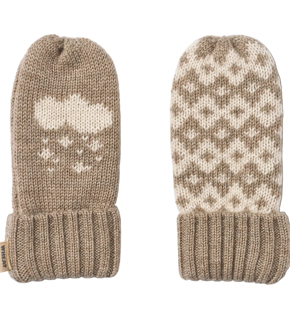 Luffer - Uld - Jacquard - Towsi - Grey Camel Melange m. Sn|Wheat Sale