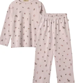 Nattøj - 2-delt - Mila - Soft Lilac Flowers|Wheat Online