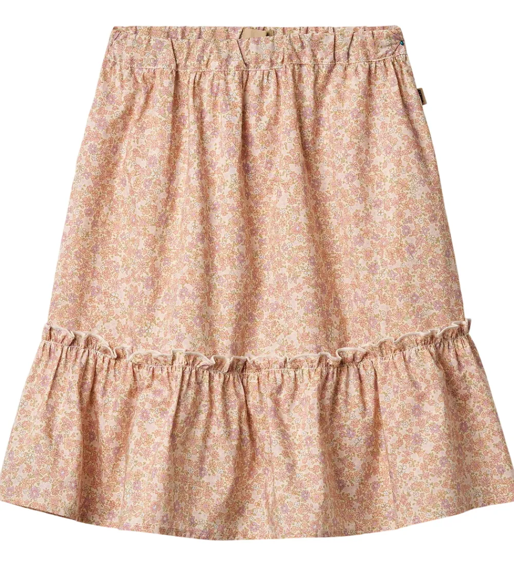 Nederdel - Camma - Lilac Flowers|Wheat Online