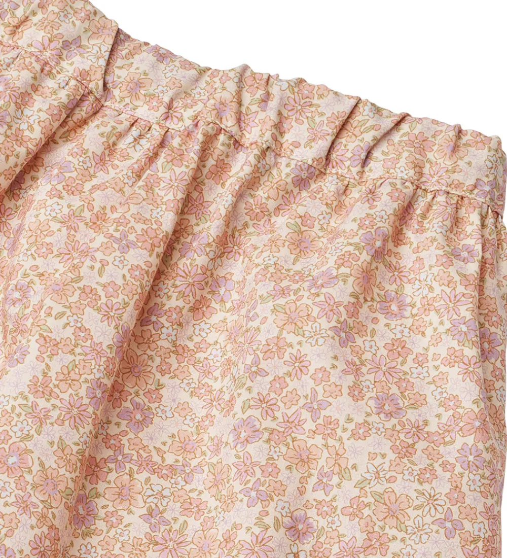 Nederdel - Camma - Lilac Flowers|Wheat Online