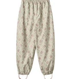 Regnbukser - PU - Olo - Slightly Green Flowers|Wheat