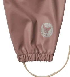 Regnbukser m. Seler - PU - Charlo - Dusty Lilac|Wheat Clearance