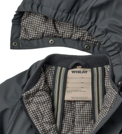 Regndragt m. Termo - PU - Aiko - Greyblue|Wheat New