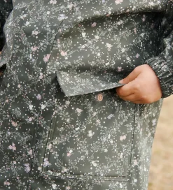 Regnjakke - PU - Ollo - Forest Lake Checked Flowers|Wheat Best