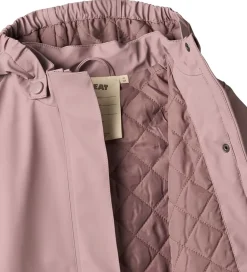 Regnjakke m. Termo - PU - Rika - Dusty Lavender|Wheat Discount