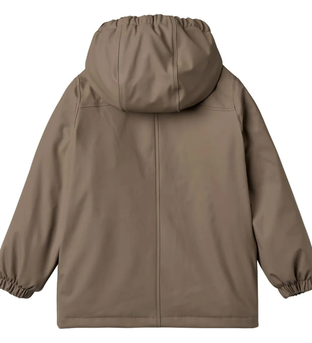 Regnjakke m. Termo - PU - Aju - Dry Wood|Wheat Discount