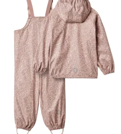 Regntøj m. Seler - PU - Charlie - Powder Flower Meadow|Wheat New