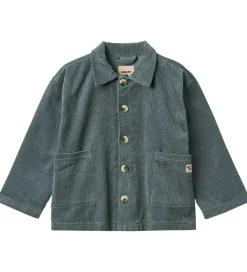 Skjorte - Fløjl - Sage - Stormy Weather|Wheat Outlet