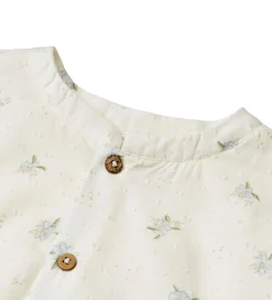 Skjorte - Gerda - Blue Flowers|Wheat Online