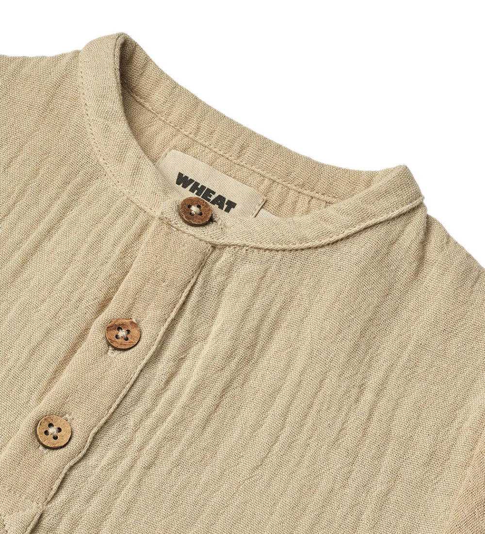 Skjorte - Musselin - Svend - Soft Sand|Wheat New