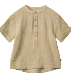 Skjorte - Musselin - Svend - Soft Sand|Wheat Outlet