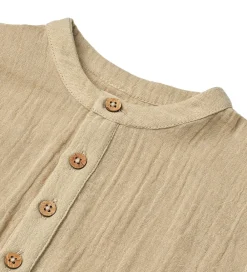 Skjorte - Musselin - Svend - Soft Sand|Wheat Outlet