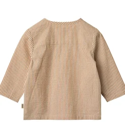 Skjorte - Shelby - Caramel Stripe|Wheat New