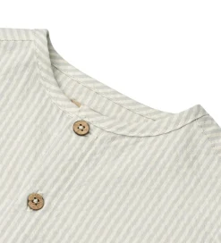 Skjorte - Shelby - Summer Blue Stripe|Wheat Best