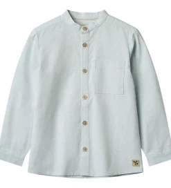 Skjorte - Willum - Light Blue Chambray|Wheat Discount