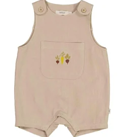 Sommerdragt - Elif Embroidery - Dark Sand m. Grøntsager|Wheat Hot