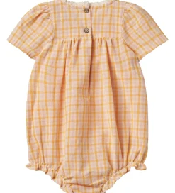 Sommerdragt - Margit - Yellow Check|Wheat Clearance