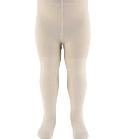 Strømpebukser - Uld - Karla - Offwhite m. Mønster|Wheat Clearance