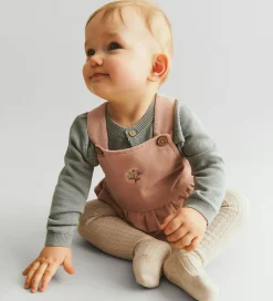 Strømpebukser - Uld - Karla - Offwhite m. Mønster|Wheat Clearance