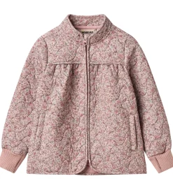 Termojakke - Thilde - Soft Lavender Flowers|Wheat Outlet
