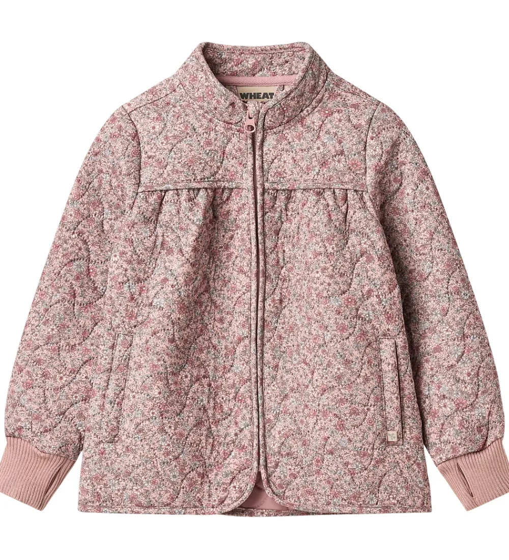 Termojakke - Thilde - Soft Lavender Flowers|Wheat Outlet