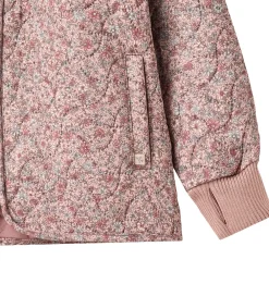 Termojakke - Thilde - Soft Lavender Flowers|Wheat Outlet