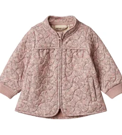 Termojakke - Thilde - Soft Lavender Flowers|Wheat Outlet