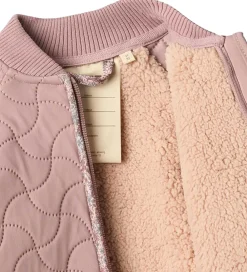 Termojakke m. Fleece - Ellas - Warm Rose m. Blomster|Wheat Hot