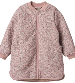 Termojakke m. Fleece - Helga - Soft Lavender Flowers|Wheat Clearance