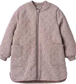 Termojakke m. Fleece - Helga - Dusty Purple|Wheat New