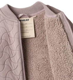 Termojakke m. Fleece - Helga - Dusty Purple|Wheat New