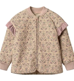 Termojakke m. Fleece - Ellas - Mellow Peach Tapestry|Wheat Clearance