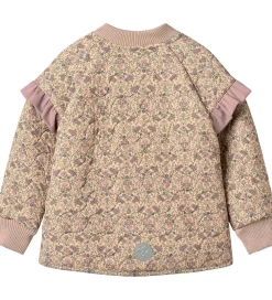 Termojakke m. Fleece - Ellas - Mellow Peach Tapestry|Wheat Clearance