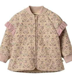 Termojakke m. Fleece - Ellas - Mellow Peach Tapestry|Wheat New