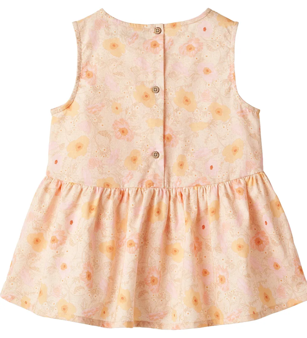 Top - Bea - Alabaster Flower Bobbles|Wheat Best