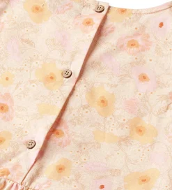 Top - Bea - Alabaster Flower Bobbles|Wheat Best