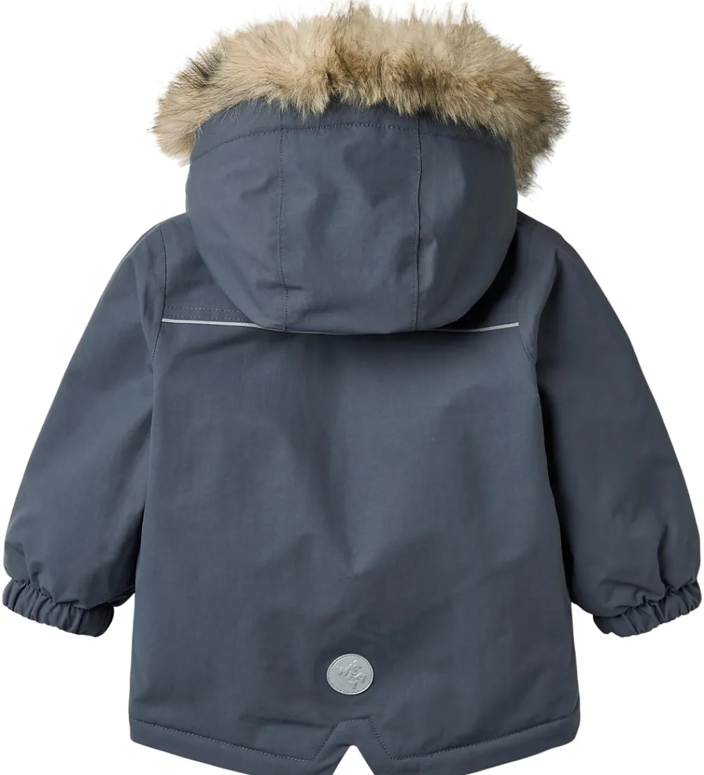 Vinterjakke - Kasper - Greyblue|Wheat