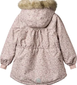 Vinterjakke - Mathilde - Rose Dust Flowers|Wheat New