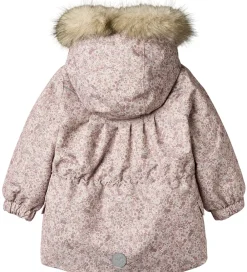 Vinterjakke - Mathilde - Rose Dust Flowers|Wheat Clearance