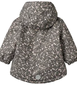 Vinterjakke - Sascha - Black Sea Open Flowers|Wheat Sale