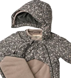 Vinterjakke - Sascha - Black Sea Open Flowers|Wheat Sale