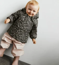 Vinterjakke - Sascha - Black Sea Open Flowers|Wheat Sale