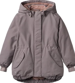 Vinterjakke - Tove - Purple Stone|Wheat