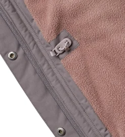 Vinterjakke - Tove - Purple Stone|Wheat