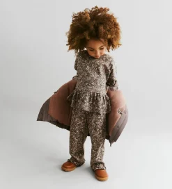 Vinterjakke - Tove - Purple Stone|Wheat