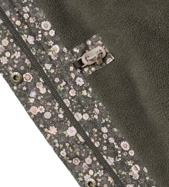 Vinterjakke - Tove - Black Sea Open Flowers|Wheat Clearance